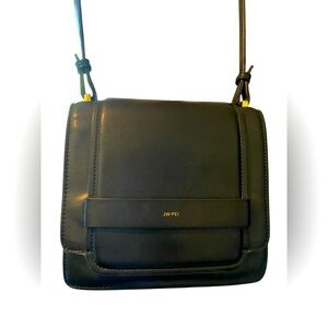JW PEI FIONA Bag Black Vegan Leather Gold Hardware